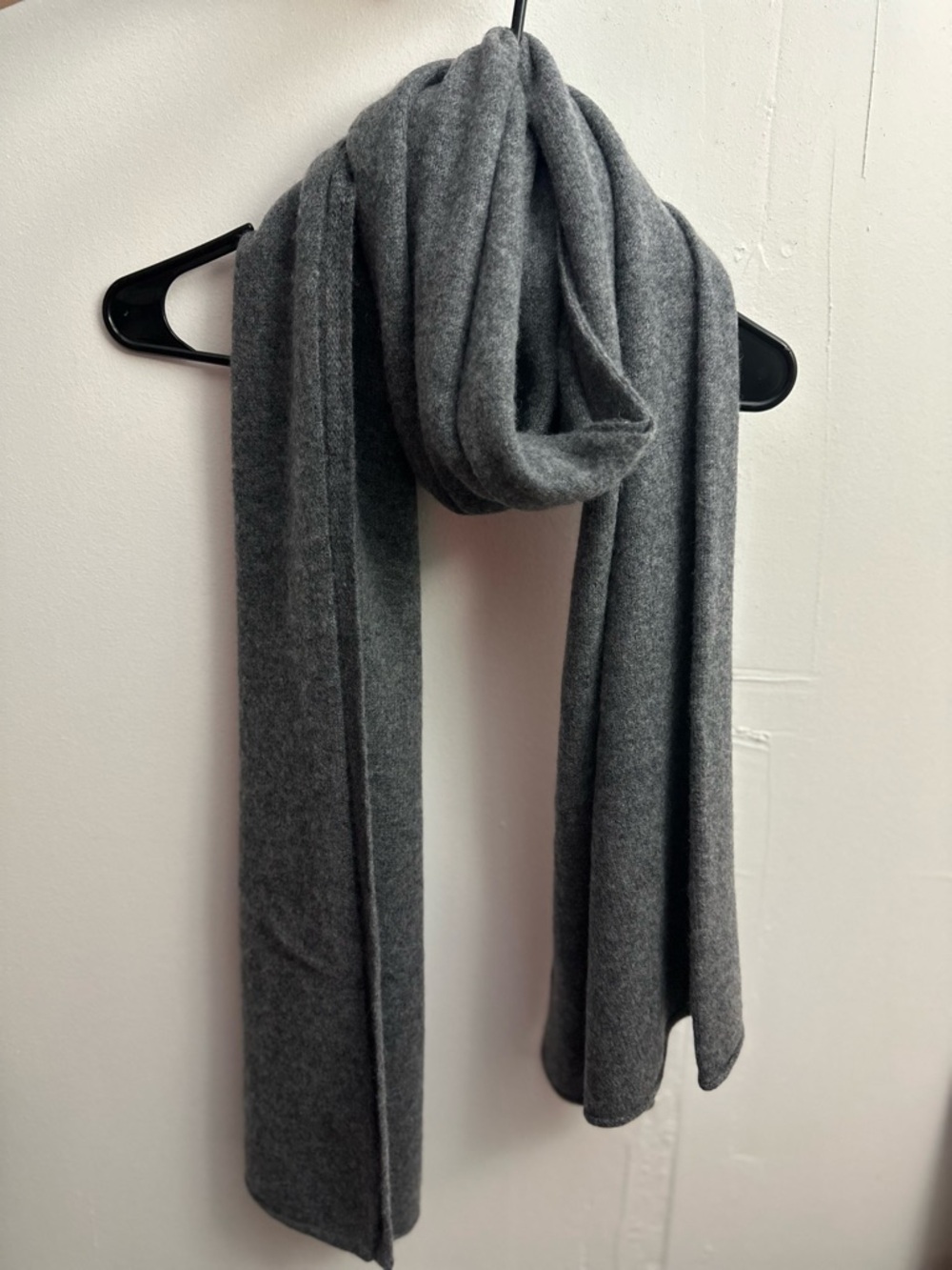 J. Crew Gray Cashmere Wrap Scarf - Used-Like New